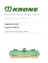 Krone BA EasyCut F 280 M Instrucciones de operación