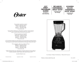 Oster Versa Performance Blender Manual de usuario