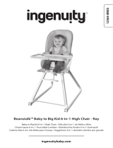 ingenuity Ingenuity Beanstalk Baby to Big Kid 6-in-1 High Chair, Newborn to 5 Years, Ray El manual del propietario