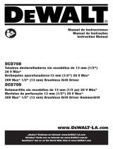 DeWalt DCD709D2 Manual de usuario