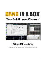 PG Music Band-in-a-Box 2021 for Windows Guía del usuario