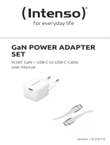 Intenso Power Adapter & Cable Set W30C GaN + C315L El manual del propietario