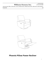 pottery barn kids Phoenix Pillow Recliner Power Assembly Instructions