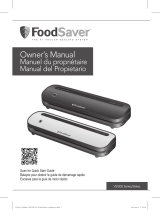 FoodSaver VS1200 Series Space Saving Vacuum Sealer Manual de usuario