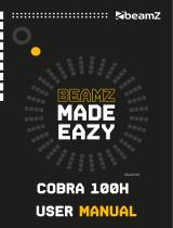 Beamz Cobra 100H Beam 100W Moving Head El manual del propietario