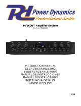 Power Dynamics PV260BT El manual del propietario