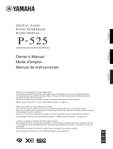 Yamaha P-525 El manual del propietario