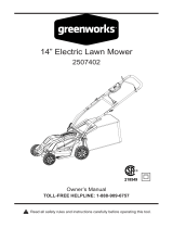 Greenworks 388003421(2507402LC) 14''9A mower El manual del propietario