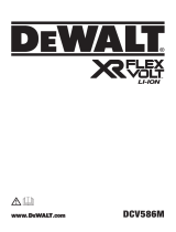 DeWalt DCV586 Manual de usuario