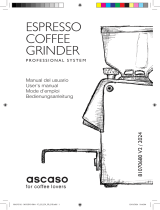 Ascaso H64 Molino/Grinder Manual de usuario