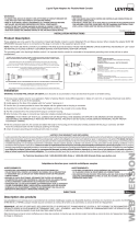 Leviton SAC12-5 Instruction Sheet