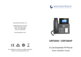 Grandstream GRP2604/P  Guía de instalación