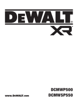 DeWalt DCMWSP550N Manual de usuario
