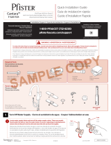 Pfister Cantara F-529-7CRS Instruction Sheet