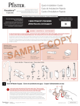 Pfister F-529-EPDS Instruction Sheet