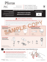 Pfister LF-042-BLOB Instruction Sheet