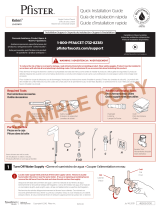 Pfister LG42-MF0K Instruction Sheet