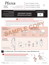 Pfister Orono F-529-9ONS Instruction Sheet