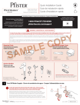 Pfister Pfirst Modern LG142-060K Instruction Sheet