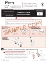Pfister F-036-4AYC Instruction Sheet