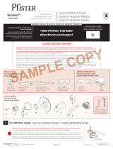 Pfister LG89-7WFK Instruction Sheet