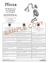 Pfister Sedona 808-LT0K Instruction Sheet