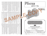 Pfister BRH-YP0U Instruction Sheet