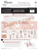 Pfister LF-049-VNBG Instruction Sheet