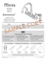 Pfister Bremerton F-036-4SVC Instruction Sheet