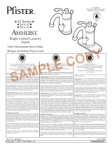 Pfister Amherst F-042-HAK0 Instruction Sheet