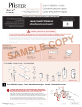 Pfister Kedzie F-529-7KZS Instruction Sheet