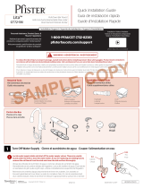 Pfister GT72-SMCC Guía de instalación