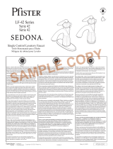 Pfister Sedona LF-042-LT0K Instruction Sheet