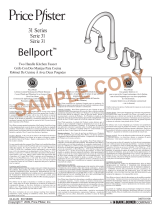 Pfister Bellport F-031-4BPY Instruction Sheet