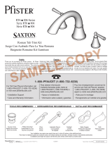 Pfister Saxton RT6-5GLC Instruction Sheet