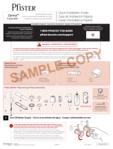 Pfister Zanna F-529-7ZN3GS Instruction Sheet