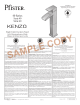 Pfister KENZO LG40-DF Guía de instalación