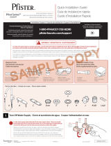 Pfister G529-PFYY Instruction Sheet