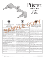 Pfister 005-31XA Instruction Sheet