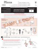 Pfister Ashfield LF-049-YW2K Instruction Sheet