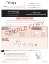 Pfister 240-PF2LC Instruction Sheet