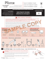 Pfister RT6-4WEC Instruction Sheet