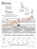 Pfister Avalon RT6-5CBC Instruction Sheet