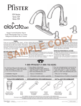Pfister Elevate Ext F-529-ADRS Instruction Sheet