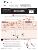 Pfister Pfirst Series G136-200S Instruction Sheet