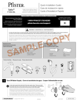 Pfister Selia F-034-4SLS Instruction Sheet