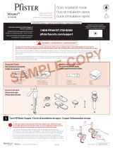 Pfister Verano LF-042-VRKK Instruction Sheet
