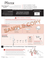 Pfister Port Haven GT529-TDBG Instruction Sheet