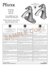 Pfister Santiago LF-042-ST0K Guía de instalación