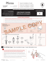Pfister Carnegie LG49-WE0C Instruction Sheet